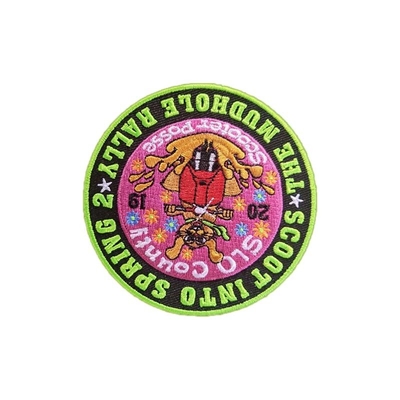 OEM টুপি পোশাক দোরোখা প্যাচ স্ব - আঠালো ব্যাকিং